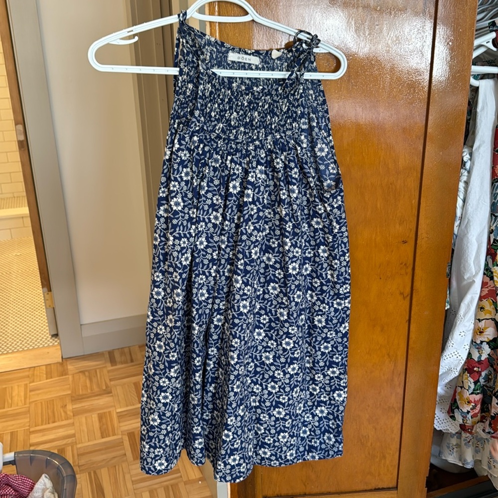 Doen Blue Floral Dress
